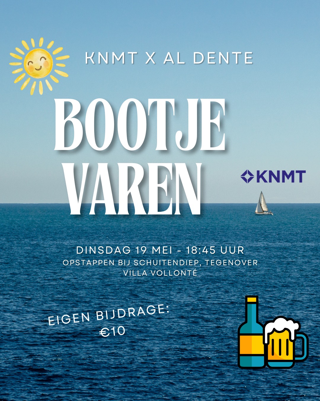 Al Dente x KNMT - Boottocht