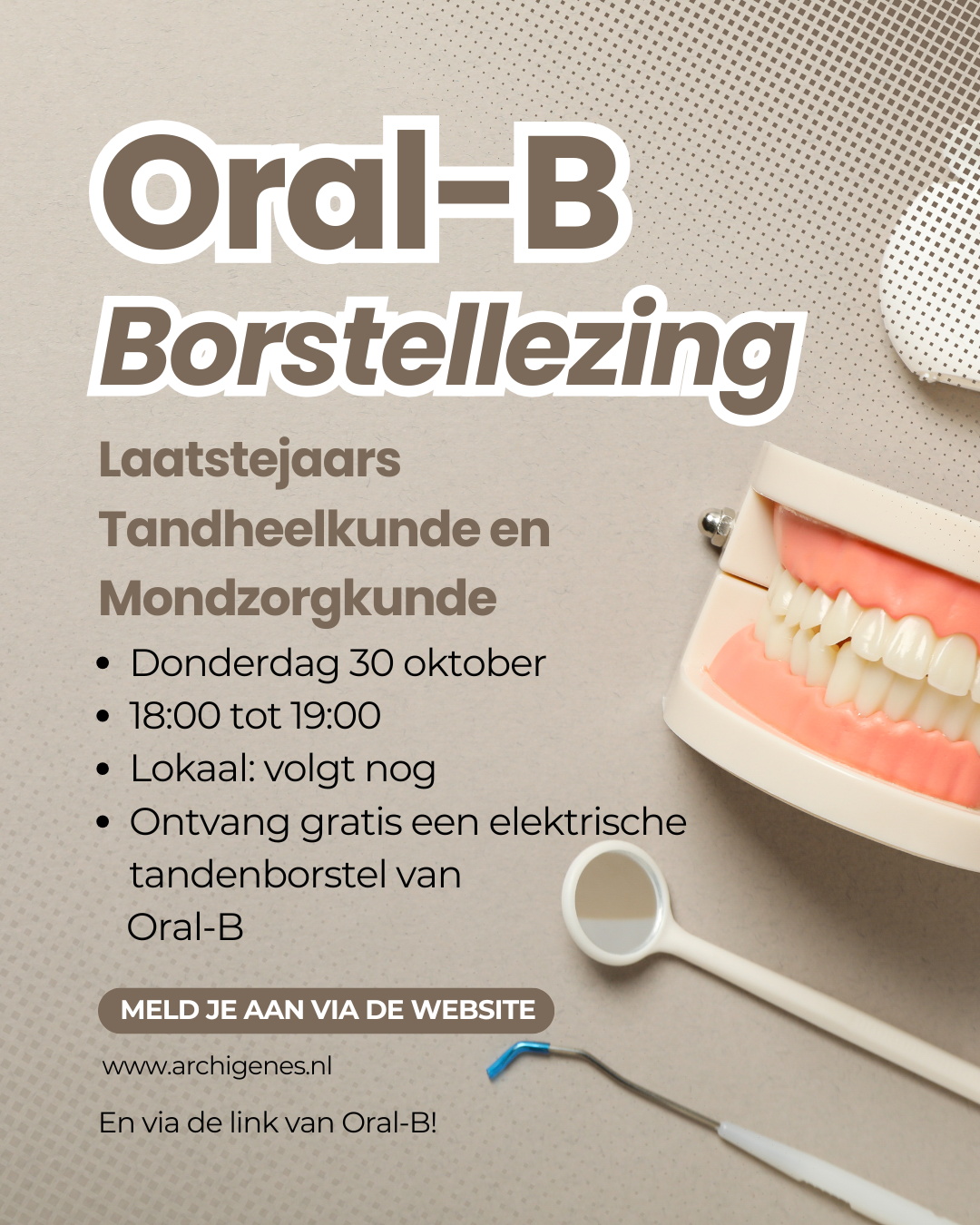 Oral-B borstellezing laatstejaars MZK + THK