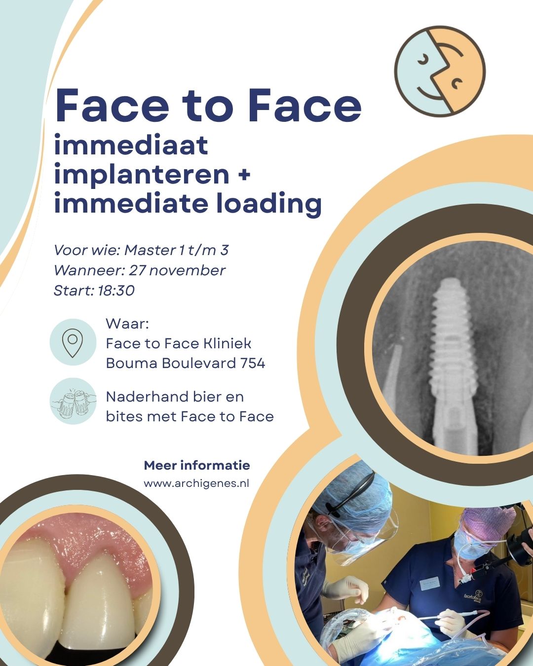 ASS Face to Face kliniek - Immediate implanteren + immediate loading