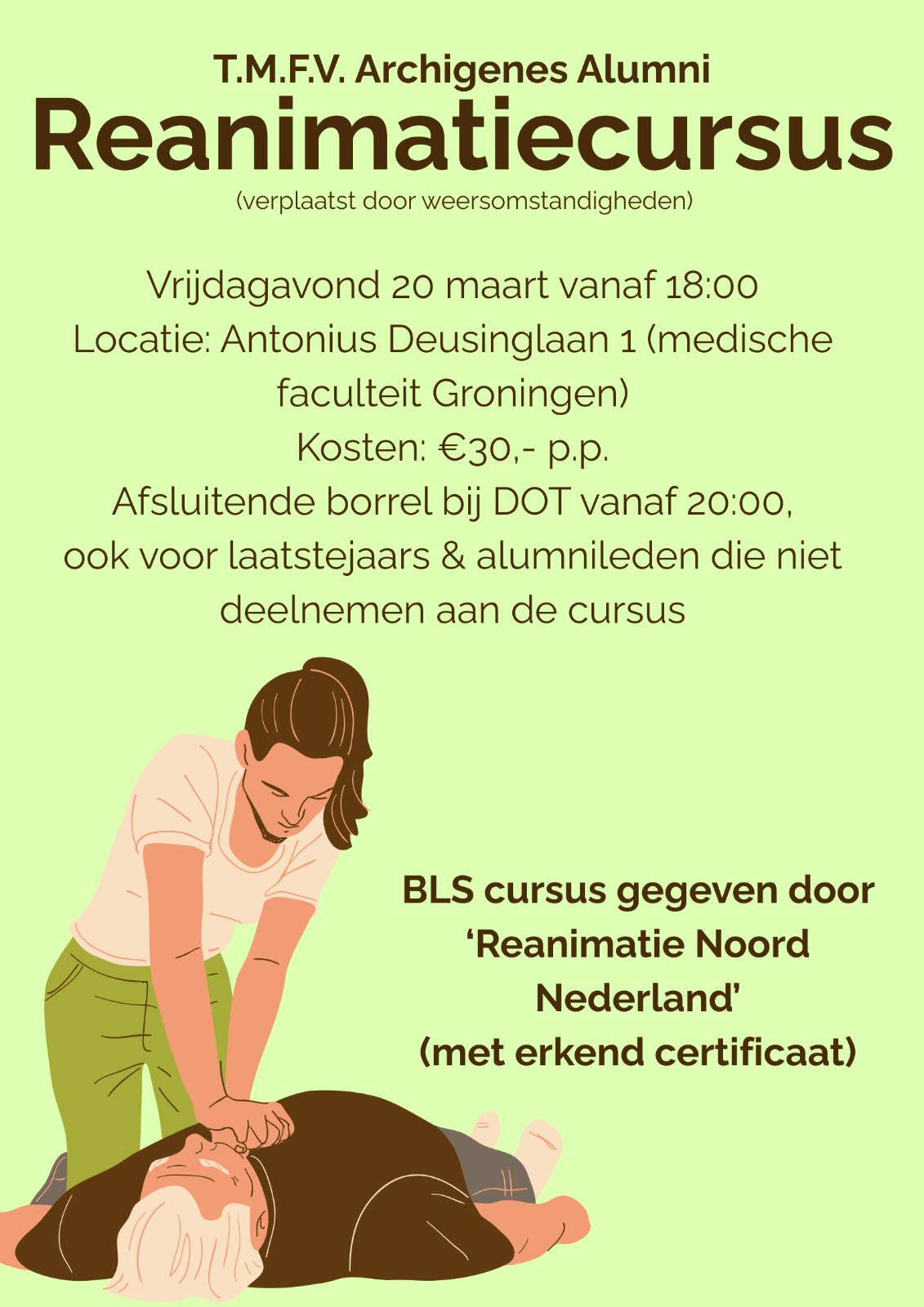 Alumniactiviteit - BLS cursus